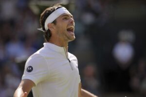 Taylor Fritz postúpil do semifinále Wimbledonu.