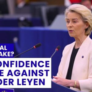 Európsky parlament diskutuje o návrhu na vyslovenie nedôvery Ursule von der Leye...