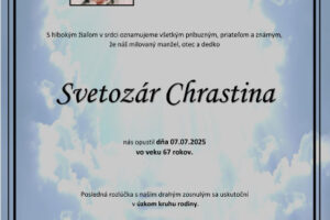 Mesto Trenčín: Svetozár Chrastina