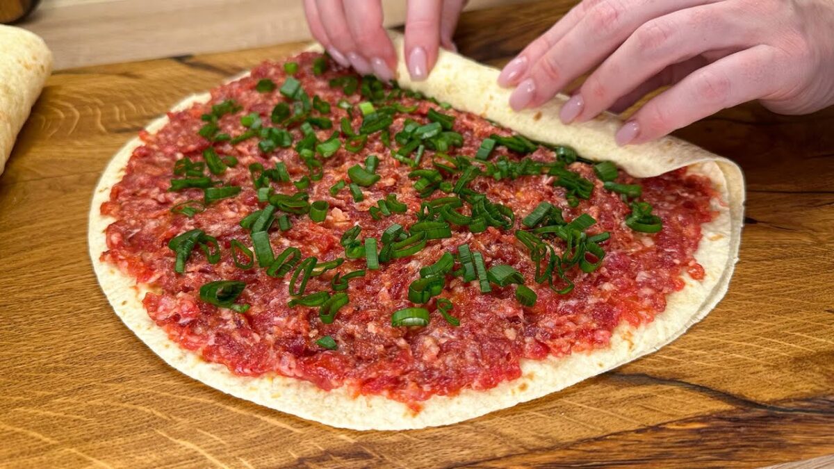 Jednoduchá tortilla s mletým mäsom