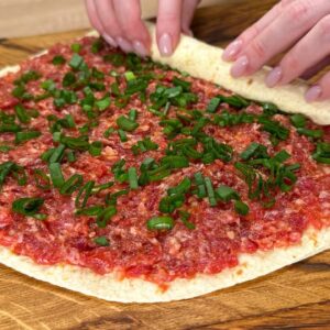 Jednoduchá tortilla s mletým mäsom