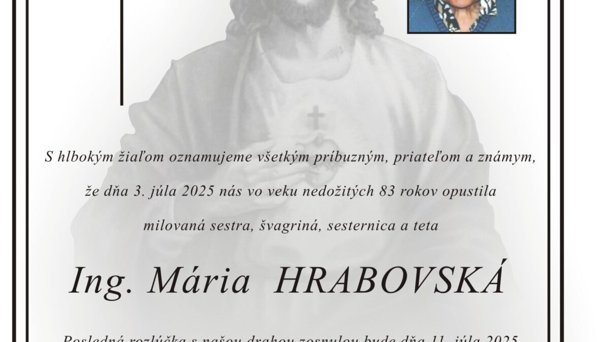 Mesto Trenčín: Mária Hrabovská