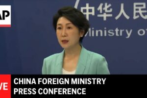 Tlačová konferencia ministerstva zahraničných vecí Číny