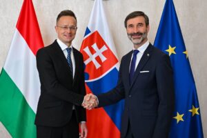 Tlačová konferencia ministrov zahraničných vecí Slovenska a Maďarska