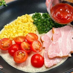 Rýchle a chutné raňajky v tortille za 5 minút