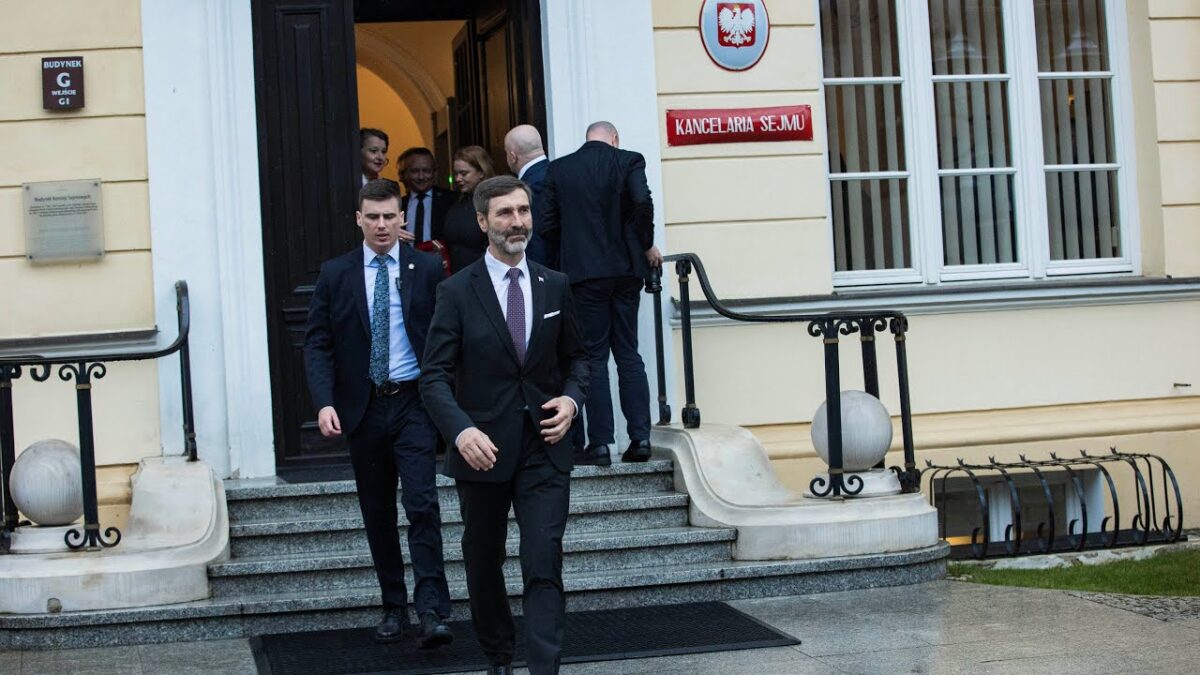 Tlačový brífing ministra Juraja Blanára na pracovnej ceste v Poľsku