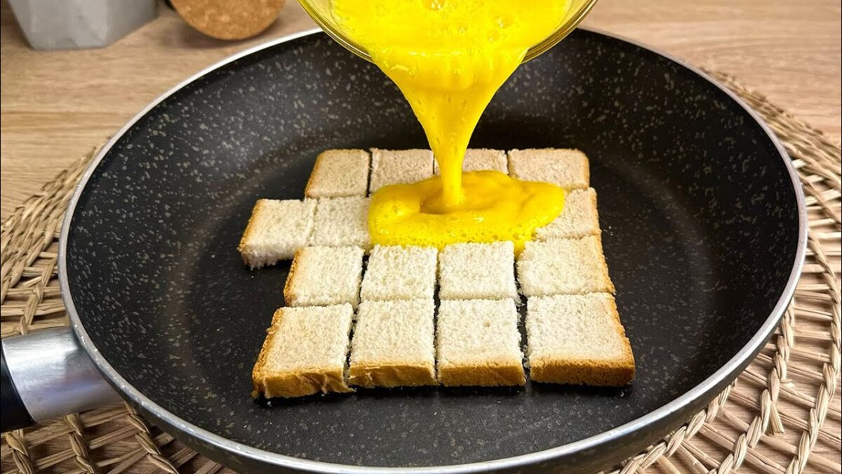 Rýchly  pizza chlebíček na raňajky za 5 minút