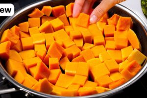 Zdravé a výborne chutiace nové spracovanie maslovej tekvice s málo surovinami!