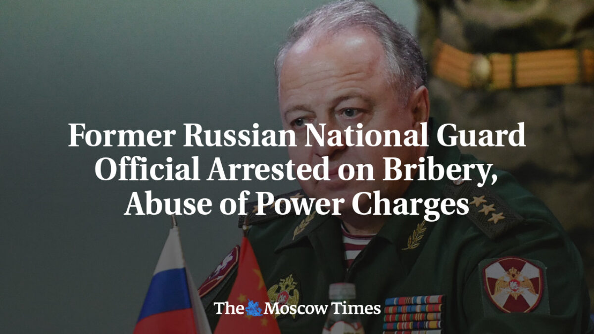 Rusko: Bývalý vysoký predstaviteľ Národnej gardy zadržaný kvôli obvineniam z úplatkárstva a zneužitia právomoci