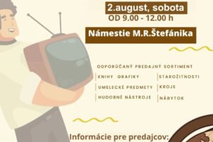 Kultúra Topoľčany: Topoľčiansky blšák sa najbližšie uskutoční v sobotu 2. august...