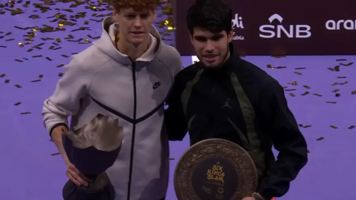 Carlos Alcaraz, Jannik Sinner, Novak Djokovic vedú Six Kings Slam showdown za 6 miliónov dolárov.