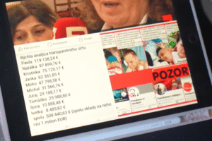 Finančné dary pre chorých a ľudí v núdzi.