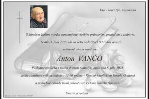 Mesto Trenčín: Anton Vančo