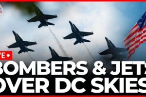 Živé oslavy 4. júla | Trumpove bombardéry B-2 kŕdlia nad Bielym domom, stíhačky ...