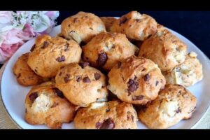 Jednoduché mäkké jablkové sušienky rýchlo pripravené