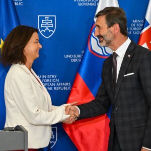 Tlačová konferencia ministrov zahraničných vecí Slovenska a Slovinska