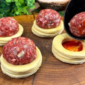 Originálna večera vyrobená z Puff cukru