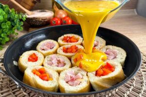 Máte chlieb a vajcia? Geniálny nápad na raňajky! Nový recept!