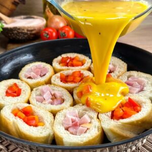 Máte chlieb a vajcia? Geniálny nápad na raňajky! Nový recept!