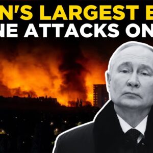 Najväčší raketový útok Ruska na Ukrajinu: Moskva vypustila 550 dronov na Kyjev