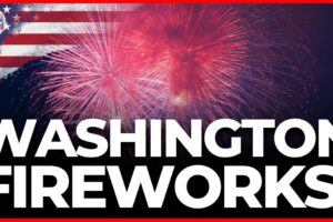 Živé štvrtého júla: Ohňostroj rozžiari oblohu nad Washingtonom, D.C. za prítomno...