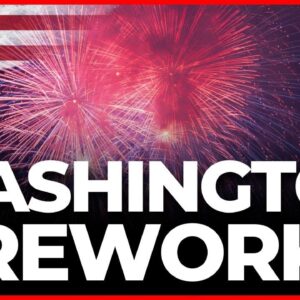 Živé štvrtého júla: Ohňostroj rozžiari oblohu nad Washingtonom, D.C. za prítomno...