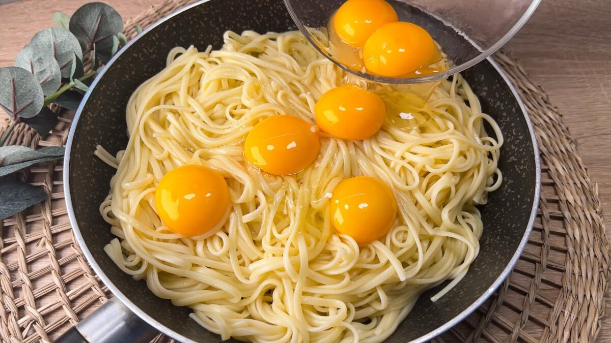 Stačí pridať vajcia do cestovín a budete ohromení!