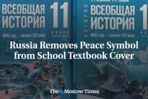 Rusko: Rusko odstránilo mierový symbol z obálky školskej učebnice