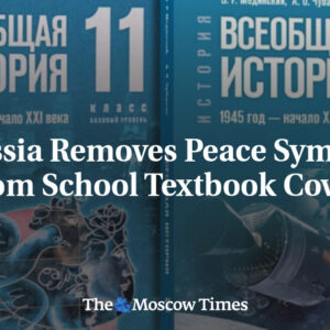 Rusko: Rusko odstránilo mierový symbol z obálky školskej učebnice