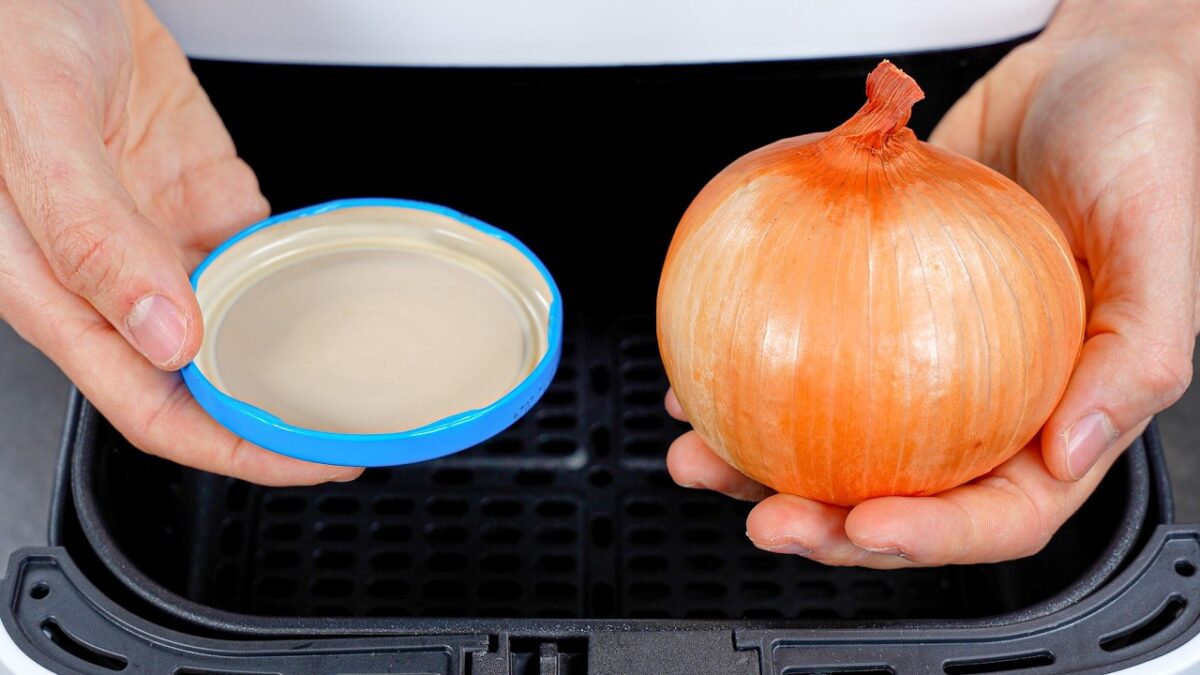 Cibuľové kvety z air fryera