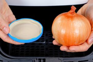 Cibuľové kvety z air fryera