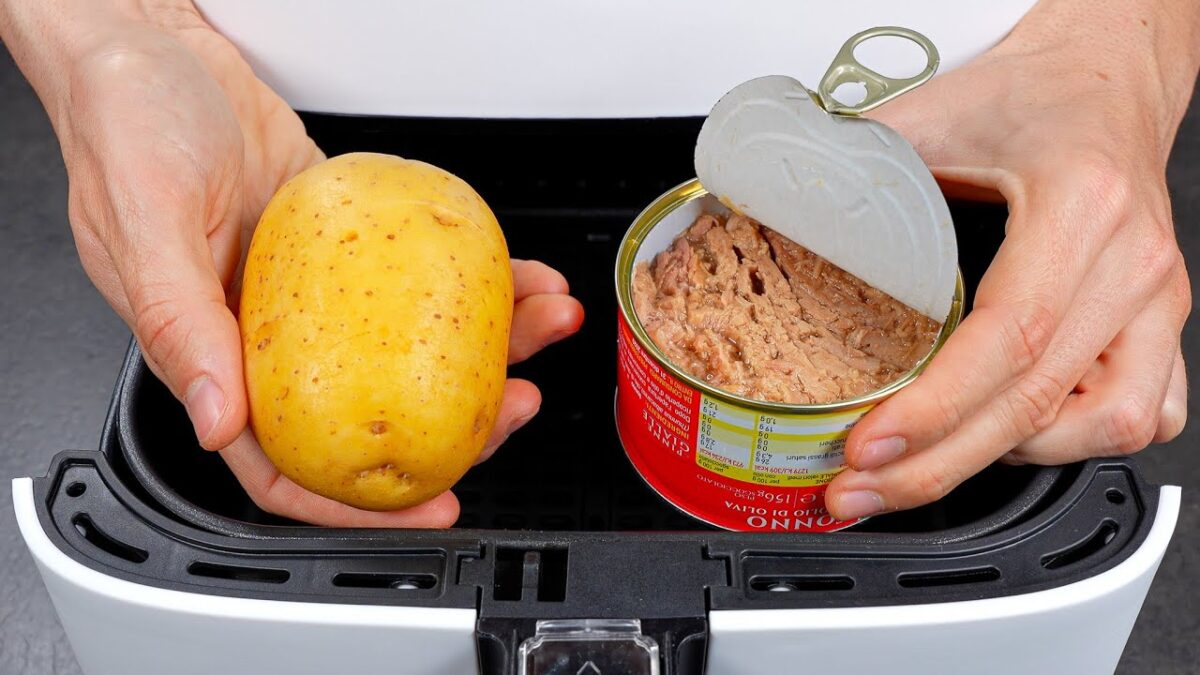 Zemiaky a tuniak v plechovke v air fryeri? To musíte vyskúšať!