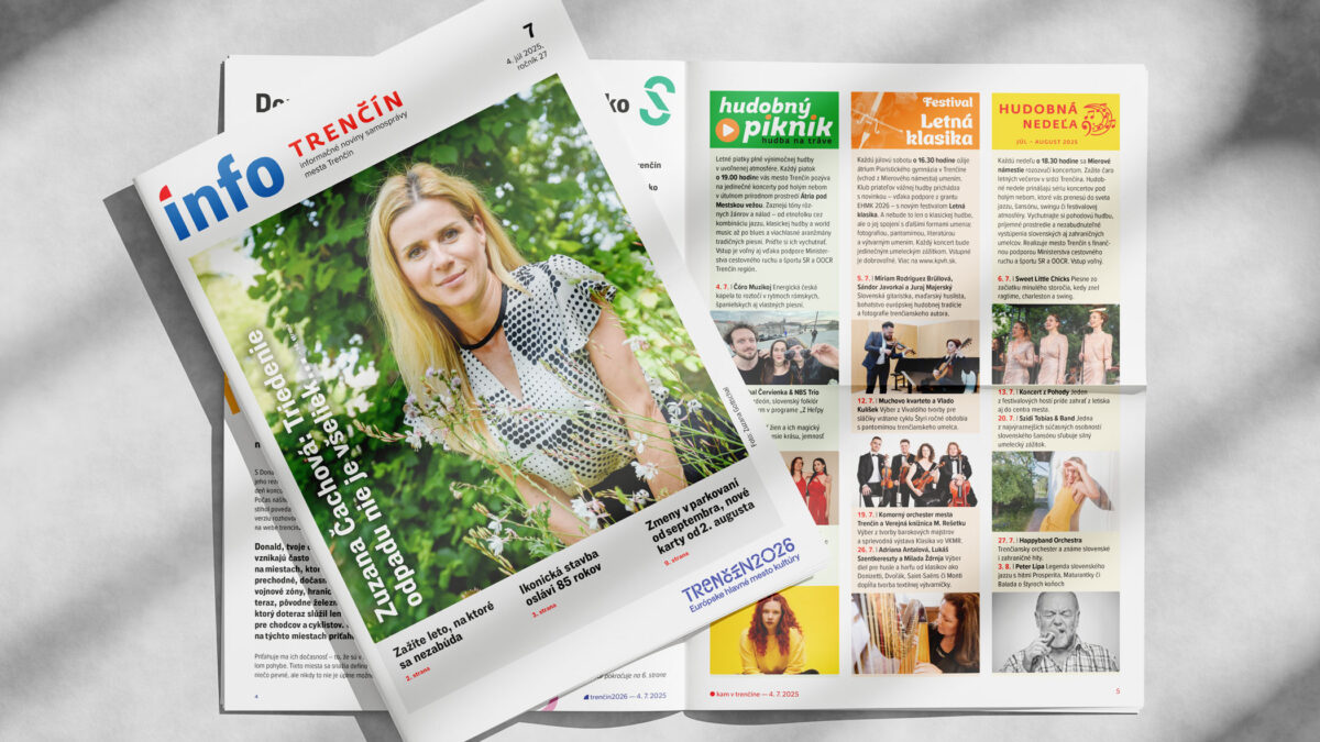 Mesto Trenčín: Vyšlo júlové INFO TRENČÍN