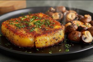 Veganárske zemiakové rezne. Chrumkavé, výdatné a úplne bez mäsa!