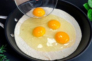 Všetko, čo potrebujete, sú 4 vajcia a tortilla!