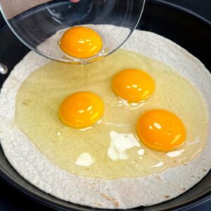 Všetko, čo potrebujete, sú 4 vajcia a tortilla!