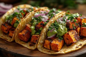 Vegánske tacos so sladkými zemiakmi!