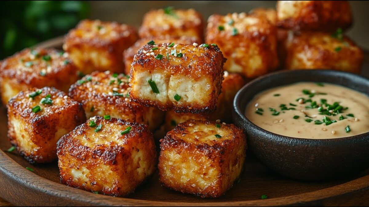 Vyrobte si svoje chrumkavé vegánske tofu nugetky