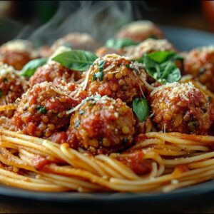 Vegánsky šošovicové guľky s paradajkovou omáčkou