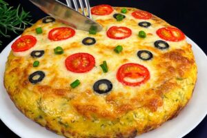 Štyri vajcia so štyrmi zemiakmi