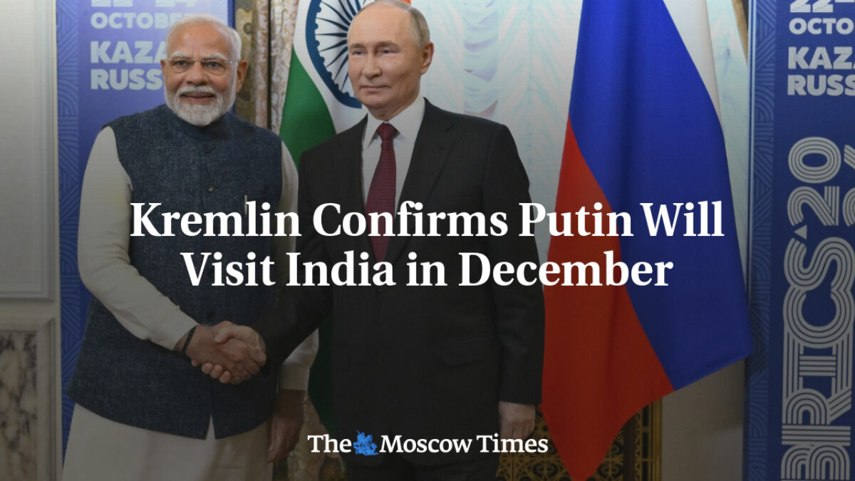 Kremeľ potvrdil, že Putin v decembri navštívi Indiu
