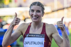 Emma Zapletalová vo finále DL strieborná v národnom rekorde.