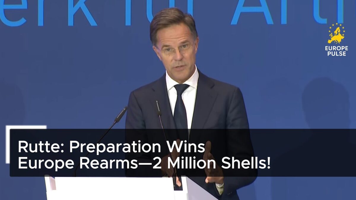 Rutte: Európsky arzenál je späť – 2 milióny nábojov a počíta sa!