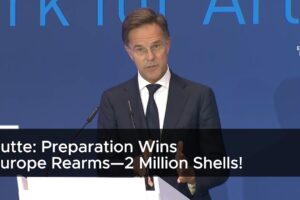 Rutte: Európsky arzenál je späť – 2 milióny nábojov a počíta sa!