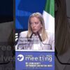 Meloniová: „Musíme budovať – Taliansko a Západ stoja pred novou érou!̶...