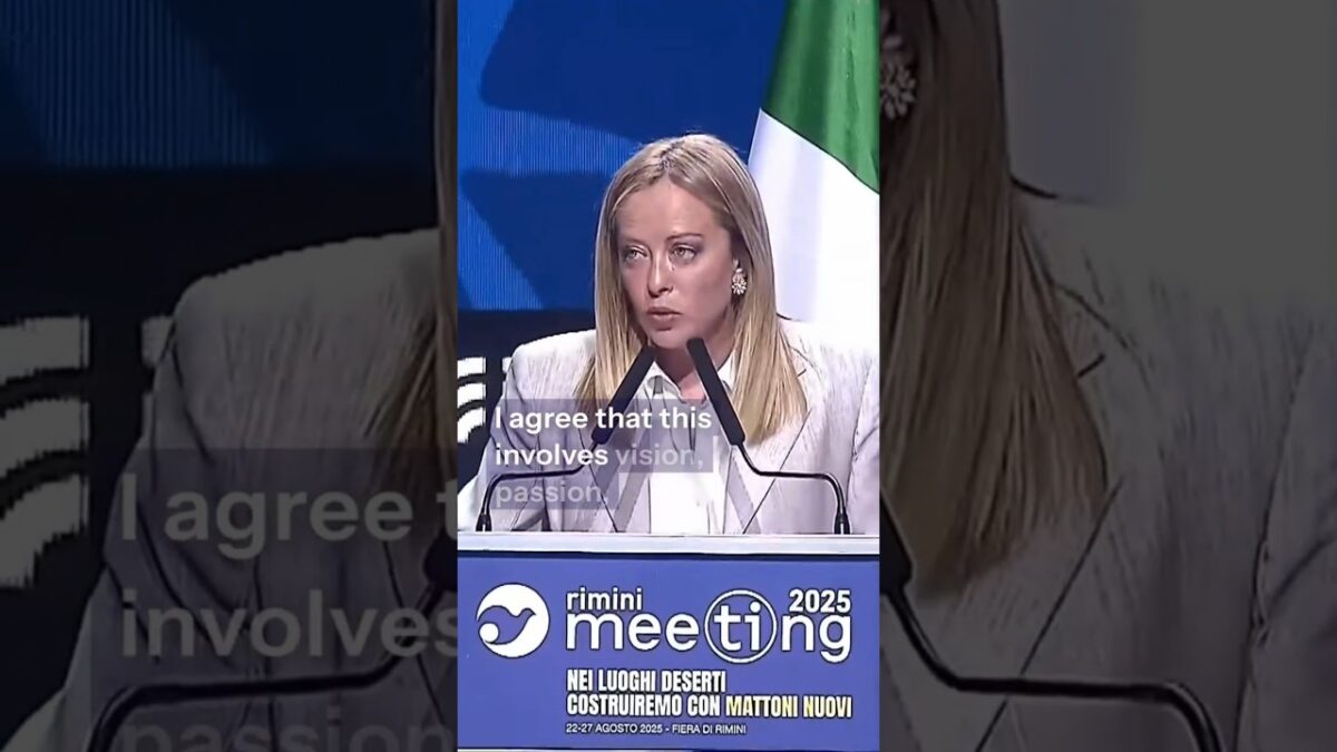 Meloniová: „Musíme budovať – Taliansko a Západ stoja pred novou érou!“