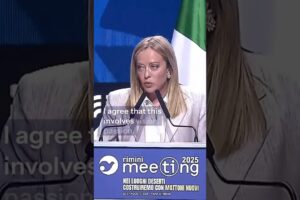 Meloniová: „Musíme budovať – Taliansko a Západ stoja pred novou érou!̶...