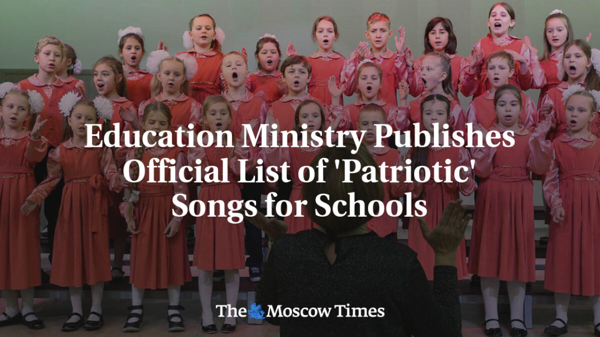 Ministerstvo školstva zverejňuje oficiálny zoznam „vlasteneckých“ piesní pre školy