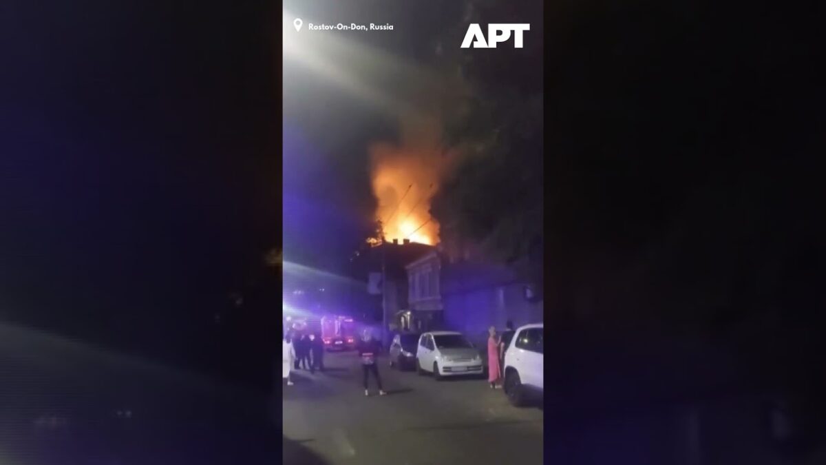 Rostov na Done v plameňoch: Ukrajinský dronový útok zasiahol obytný dom.