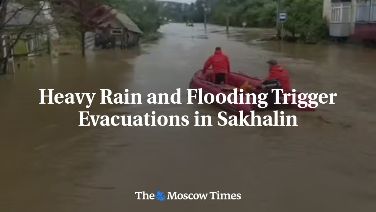 Silný dážď a záplavy spúšťajú evakuácie na Sachaline